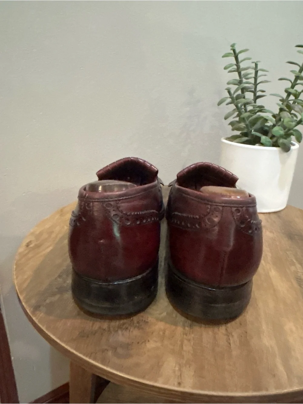 Vintage Johnston & Murphy Aristocraft USA Kiltie Wingtip Penny Loafers Mens 9.5C
